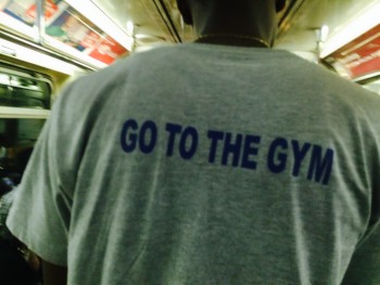 go to the gym